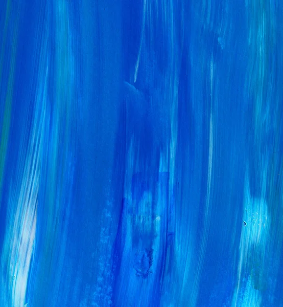 Blaue Abstrakte Handbemalte Leinwand Hintergrund Textur Farbenfroher Strukturierter Hintergrund — Stockfoto