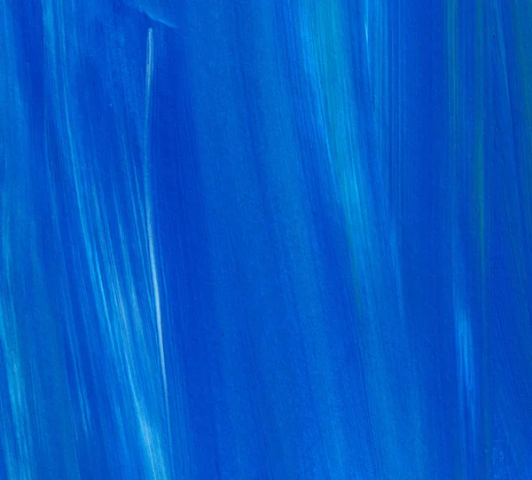 Sfondo Tela Dipinta Mano Astratta Blu Texture Colorato Sfondo Strutturato — Foto Stock
