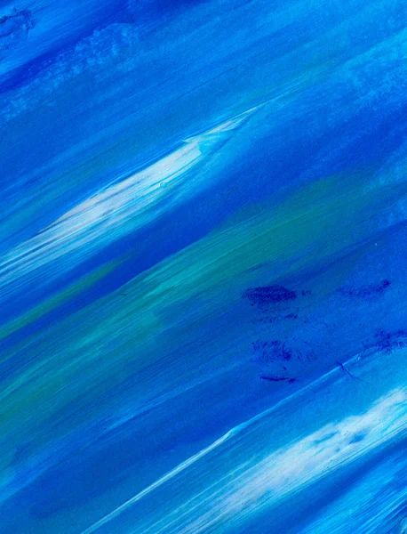 Fondo Tela Pintada Mano Abstracta Azul Textura Fondo Colorido Texturizado —  Fotos de Stock