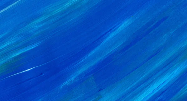 Blauwe Abstracte Hand Beschilderd Doek Achtergrond Textuur Kleurrijke Getextureerde Achtergrond — Stockfoto
