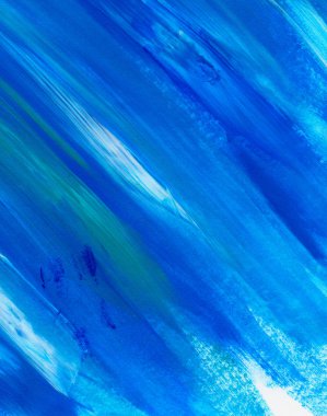 Mavi soyut el tuval arka plan, doku boyalı. Renkli dokulu zemin