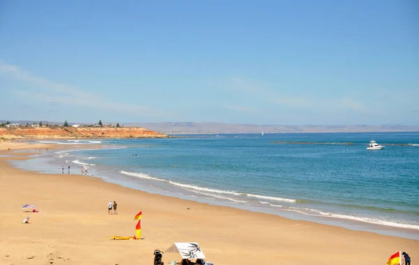 Port Willunga Adelaide Australia Meridionale Fuga Dalla Spiaggia Vista Sulla — Foto Stock