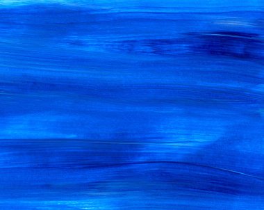 Yaratıcı mavi soyut el boyası arka plan, duvar kağıdı, doku, fırça darbeleri. Modern sanat. Çağdaş sanat.