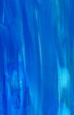 Yaratıcı mavi el boyası arka plan, duvar kağıdı, doku, fırça darbeleriyle tuval üzerinde akrilik boya. Modern sanat. Çağdaş sanat.