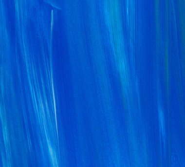 Yaratıcı mavi el boyası arka plan, duvar kağıdı, doku, fırça darbeleriyle tuval üzerinde akrilik boya. Modern sanat. Çağdaş sanat.