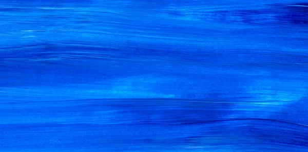 Kreativní Modré Abstraktní Ručně Malované Pozadí Tapety Textura Tahy Štětcem — Stock fotografie