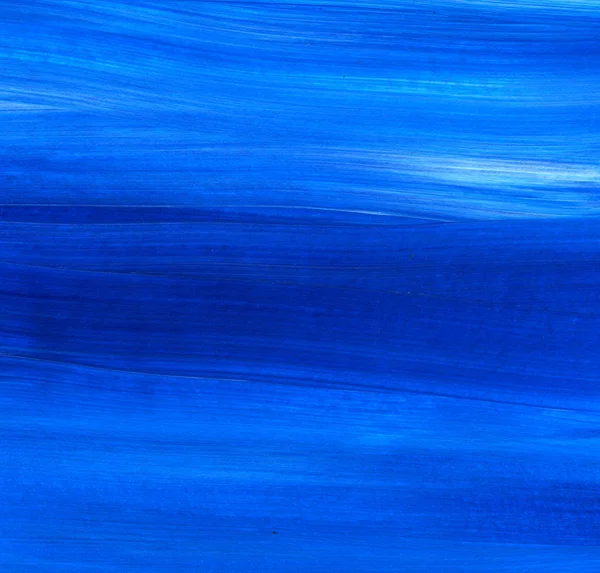 Kreative Blaue Abstrakte Handbemalte Hintergrund Tapete Textur Pinselstriche Moderne Kunst — Stockfoto