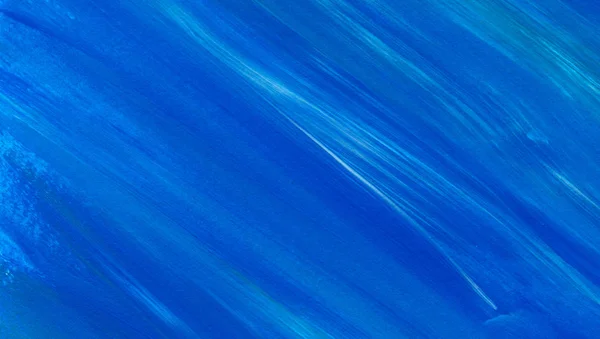 Fondo Pintado Mano Abstracto Azul Creativo Papel Pintado Textura Pinceladas —  Fotos de Stock