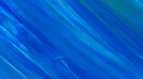 Fondo Pintado Mano Abstracto Azul Creativo Papel Pintado Textura Pinceladas —  Fotos de Stock