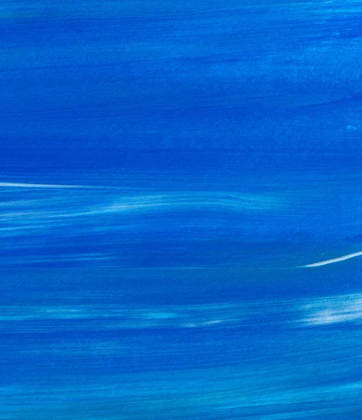 Творческий Синий Абстрактный Ручной Окрашенный Фон Обои Текстура Акриловая Живопись — стоковое фото