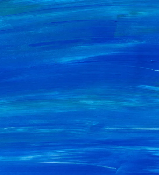 Fondo Pintado Mano Abstracto Azul Creativo Papel Pintado Textura Pintura — Foto de Stock