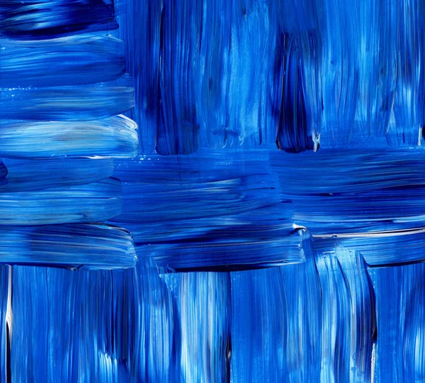 Criativa Azul Abstrato Pintado Mão Fundo Papel Parede Textura Pintura — Fotografia de Stock