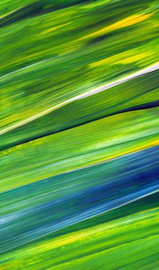 Yaratıcı yeşil el boyası arka plan, duvar kağıdı, doku, fırça darbeleriyle tuval üzerinde akrilik boya. Modern sanat. Çağdaş sanat.