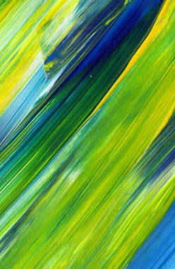 Yaratıcı yeşil el boyası arka plan, duvar kağıdı, doku, fırça darbeleriyle tuval üzerinde akrilik boya. Modern sanat. Çağdaş sanat.