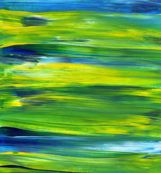 Yaratıcı yeşil el boyası arka plan, duvar kağıdı, doku, fırça darbeleriyle tuval üzerinde akrilik boya. Modern sanat. Çağdaş sanat.