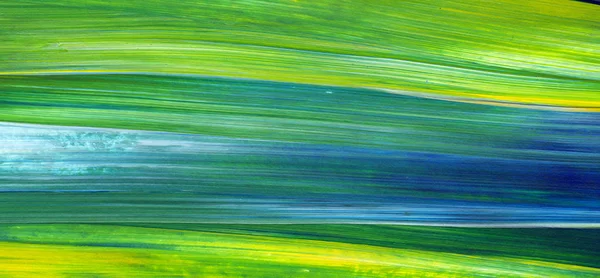 Yaratıcı yeşil el boyası arka plan, duvar kağıdı, doku, fırça darbeleriyle tuval üzerinde akrilik boya. Modern sanat. Çağdaş sanat.