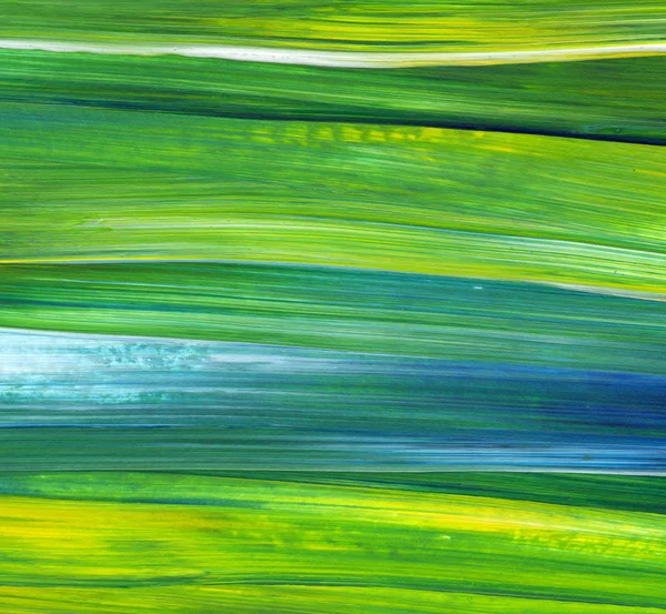 Креативный Зеленый Фон Обои Текстура Акриловая Роспись Кантах Мазками Кисти — стоковое фото