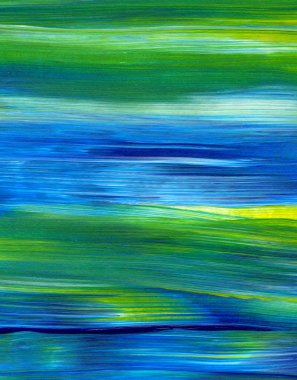 El çizimi akrilik resim. Soyut sanat geçmişi, doku. Fırça darbeleri. Çağdaş sanat. - Görüntü