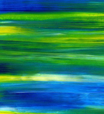 El çizimi akrilik resim. Soyut sanat geçmişi, doku. Fırça darbeleri. Çağdaş sanat. - Görüntü