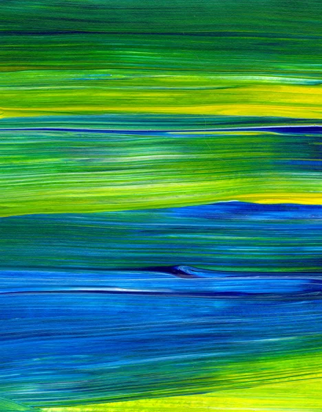 Pintura Acrílica Desenhada Mão Arte Abstrata Fundo Textura Pinceladas Tinta — Fotografia de Stock