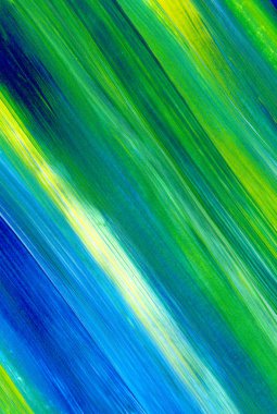 Akrilik resim. Soyut sanat geçmişi, doku. Fırça darbeleri.