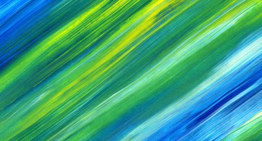 Akrilik resim. Soyut sanat geçmişi, doku. Fırça darbeleri.