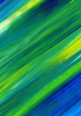 Akrilik resim. Soyut sanat geçmişi, doku. Fırça darbeleri.