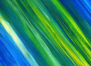 Akrilik resim. Soyut sanat geçmişi, doku. Fırça darbeleri.