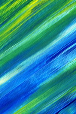 Akrilik resim. Soyut sanat geçmişi, doku. Fırça darbeleri.