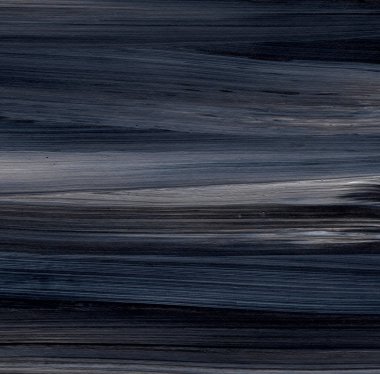 Yaratıcı siyah el boyası arka plan, duvar kağıdı, doku fırça darbeleriyle tuvale akrilik resmin yakın plan bir parçası. Modern sanat. Çağdaş sanat.