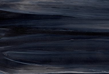 Yaratıcı mavi el boyası arkaplan, duvar kağıdı, doku, fırça darbeleriyle tuval üzerinde akrilik resmin yakın plan parçası.