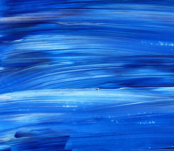 Δημιουργικό Μπλε Αφηρημένο Ζωγραφισμένο Στο Χέρι Φόντο Ταπετσαρία Υφή Κοντινό — Φωτογραφία Αρχείου
