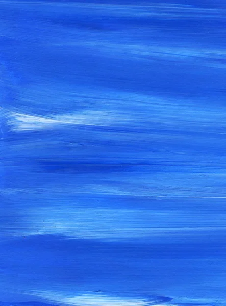 Criativa Azul Abstrato Pintado Mão Fundo Papel Parede Textura Close — Fotografia de Stock