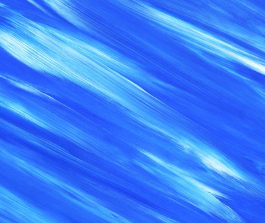 Yaratıcı mavi el boyası arkaplan, duvar kağıdı, doku, fırça darbeleriyle tuval üzerinde akrilik resmin yakın plan parçası.