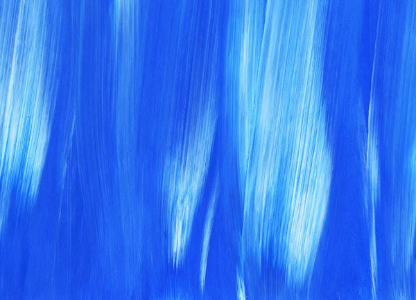 Criativa Azul Abstrato Pintado Mão Fundo Papel Parede Textura Close — Fotografia de Stock