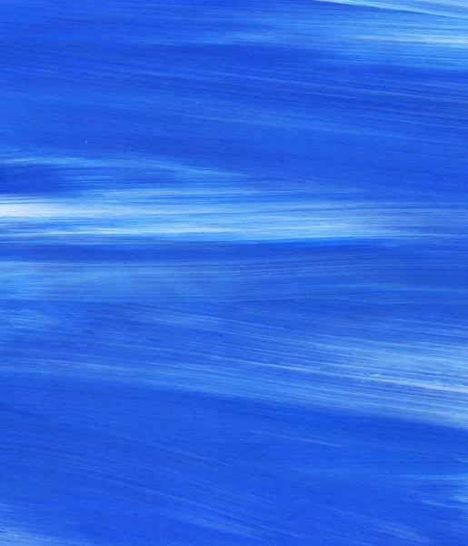Fondo Pintado Mano Abstracto Azul Creativo Papel Pintado Textura Fragmento — Foto de Stock