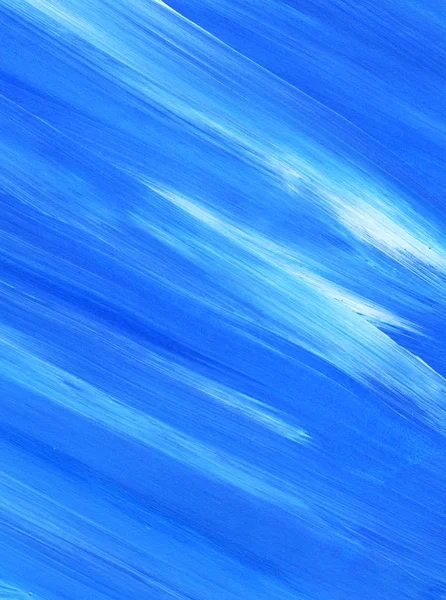 Criativa Azul Abstrato Pintado Mão Fundo Papel Parede Textura Close — Fotografia de Stock
