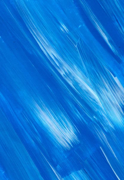 Criativa Azul Abstrato Pintado Mão Fundo Papel Parede Textura Close — Fotografia de Stock