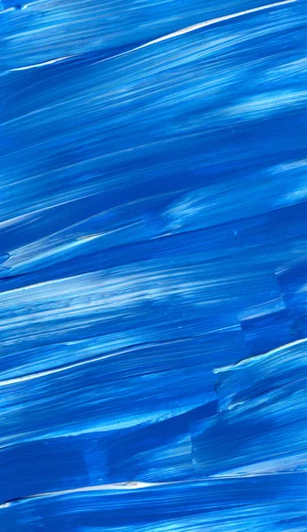 Criativa Azul Abstrato Pintado Mão Fundo Papel Parede Textura Close — Fotografia de Stock