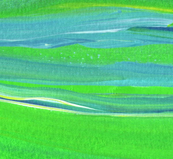 Criativa Verde Abstrato Pintado Mão Fundo Papel Parede Textura Close — Fotografia de Stock