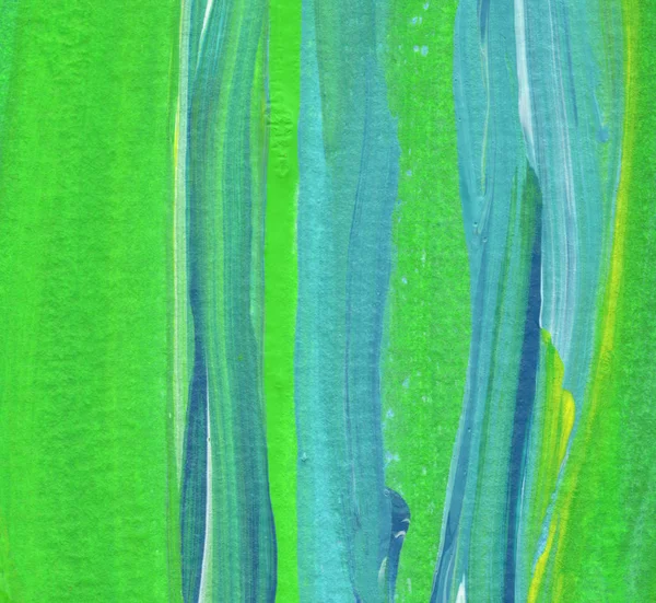 Fondo Pintado Mano Abstracto Verde Creativo Papel Pintado Textura Fragmento — Foto de Stock