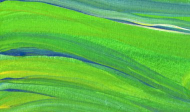 Yaratıcı mavi el boyası arkaplan, duvar kağıdı, doku, fırça darbeleriyle tuval üzerinde akrilik resmin yakın plan parçası.