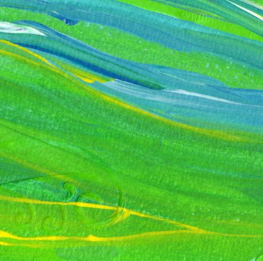 Yaratıcı mavi el boyası arkaplan, duvar kağıdı, doku, fırça darbeleriyle tuval üzerinde akrilik resmin yakın plan parçası.