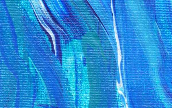 Creativo Blu Astratto Dipinto Mano Sfondo Carta Parati Texture Primo — Foto Stock