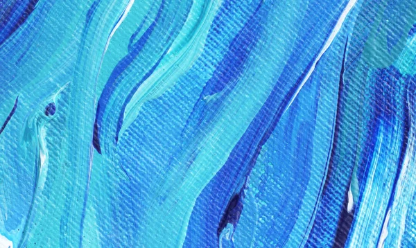 Kreatywny Niebieski Abstrakcyjny Ręcznie Malowane Tło Tapeta Faktura Zbliżenie Fragment — Zdjęcie stockowe