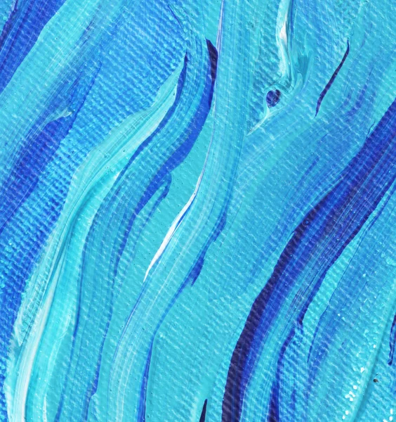 Fondo Pintado Mano Abstracto Azul Creativo Papel Pintado Textura Fragmento — Foto de Stock