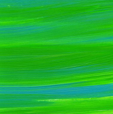 Yaratıcı yeşil ve mavi soyut el boyası arka plan, duvar kağıdı, doku, fırça darbeleriyle akrilik resmin yakın plan parçası