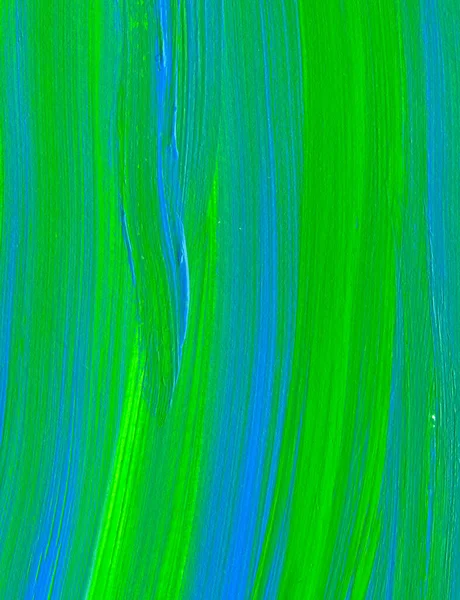 Fondo Pintado Mano Abstracto Verde Azul Creativo Papel Pintado Textura — Foto de Stock