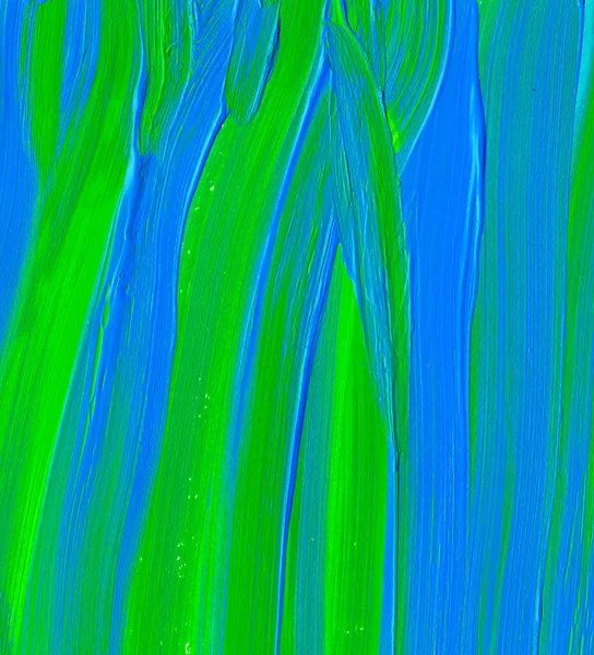 Creatief Groen Blauw Abstracte Hand Geschilderde Achtergrond Behang Textuur Close — Stockfoto