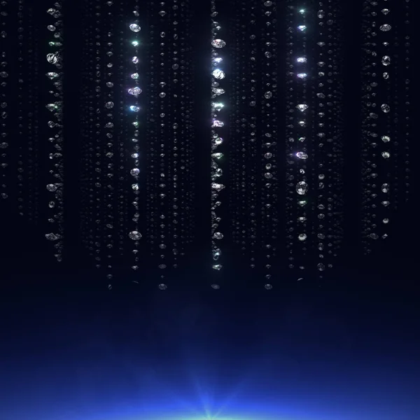 Parlak elmas Streams.